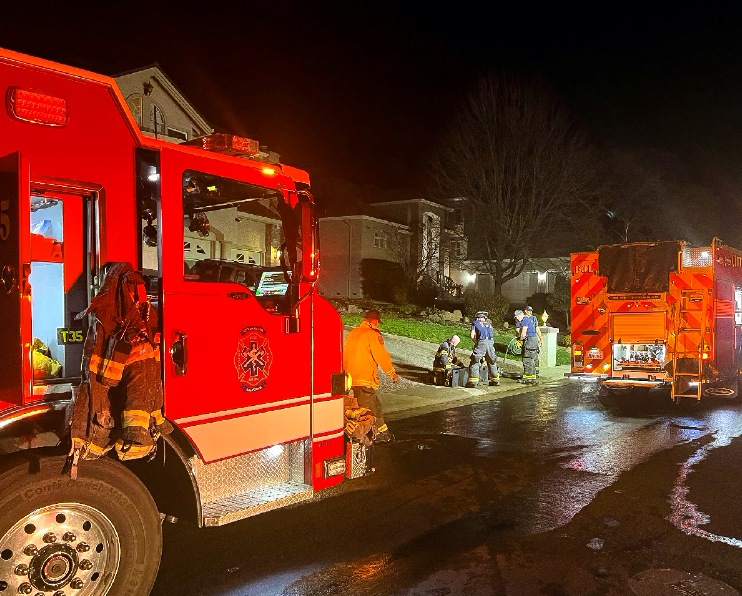 Trapped resident rescued from burning Folsom home