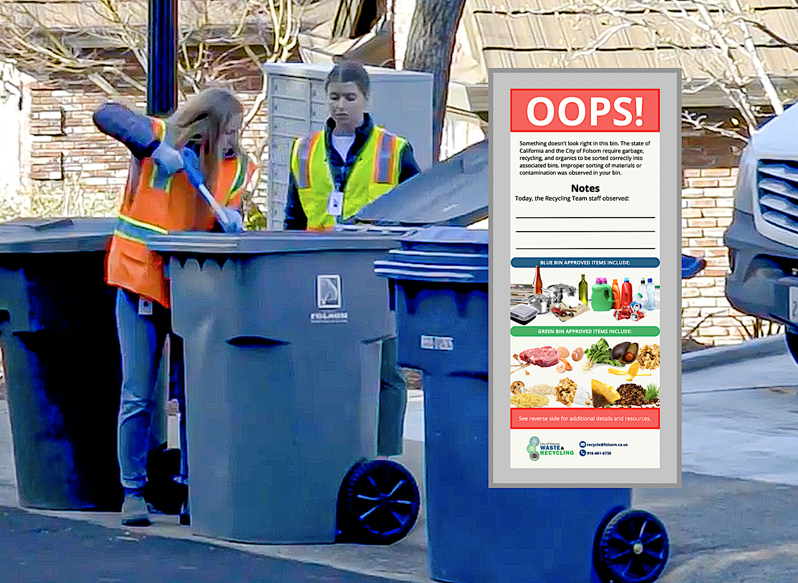 Recycling correctly?  Folsom plans to check your bins 