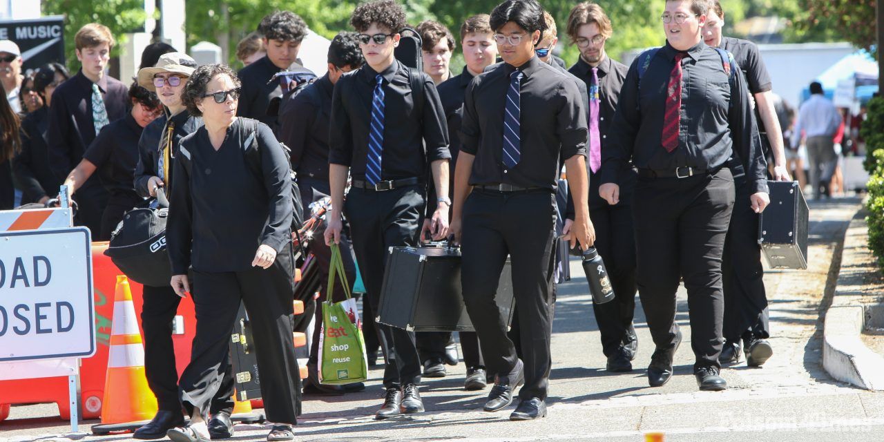 VIDEO: Over 40 youth bands converge on Historic Folsom for inaugural Jazz Championships