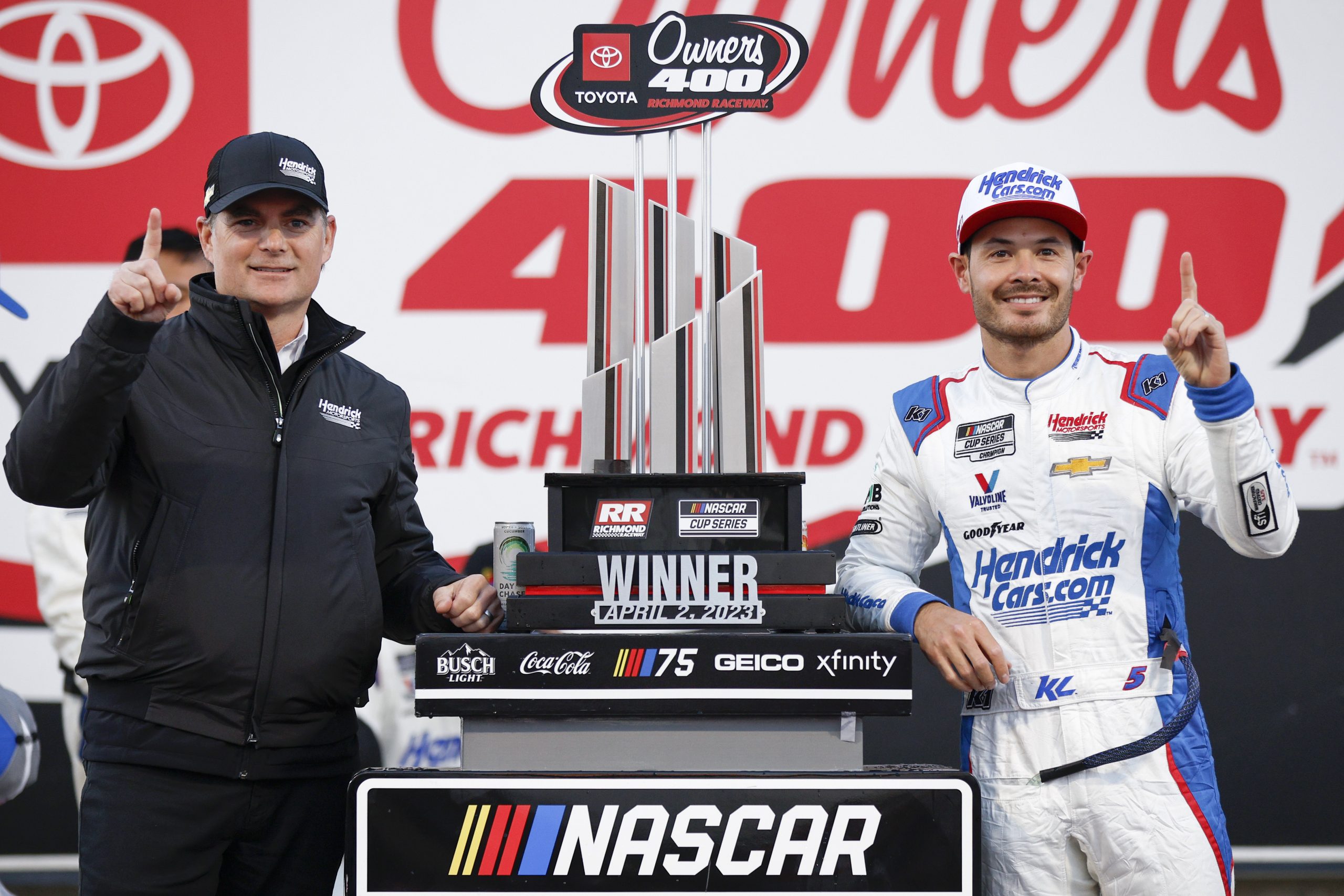 Local boy Larson grabs first NASCAR Cup win of 2023 