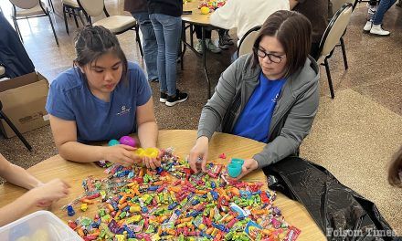 Easter Egg stuffing mania takes over community center