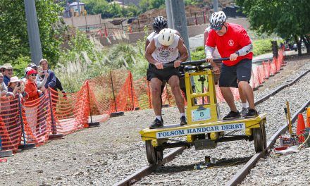 VIDEO: The Steampunks rule the rails in 30th Folsom Handcar Derby 