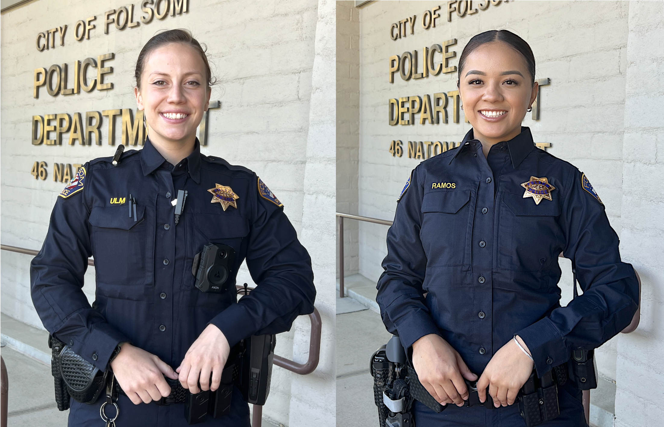 Folsom Police welcomes two new officers to its force