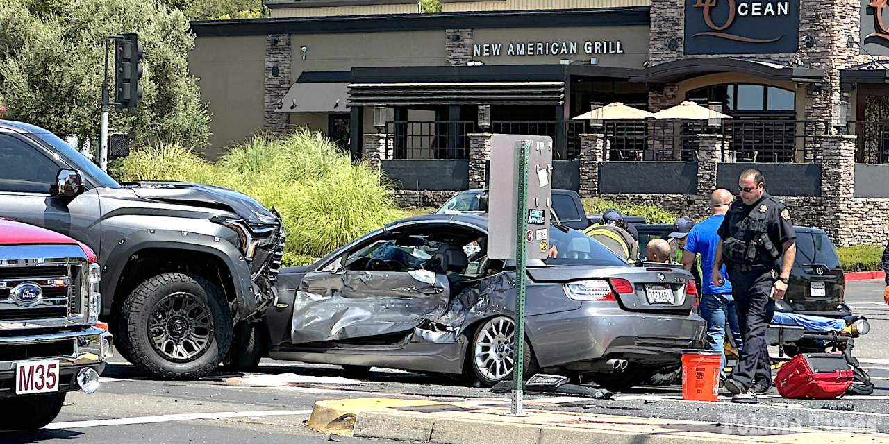 Friday collision shuts down lanes of East Bidwell