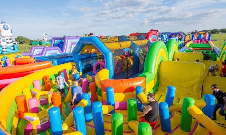 World’s largest bounce house arrives at Bradley Ranch