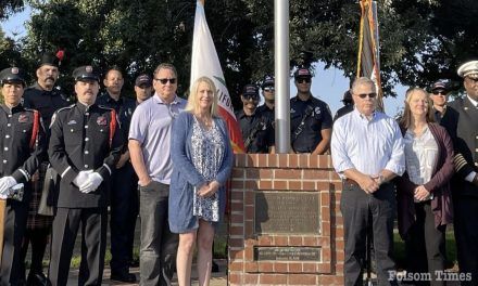 Fallen firefighter remembered with flag raising in El Dorado Hills