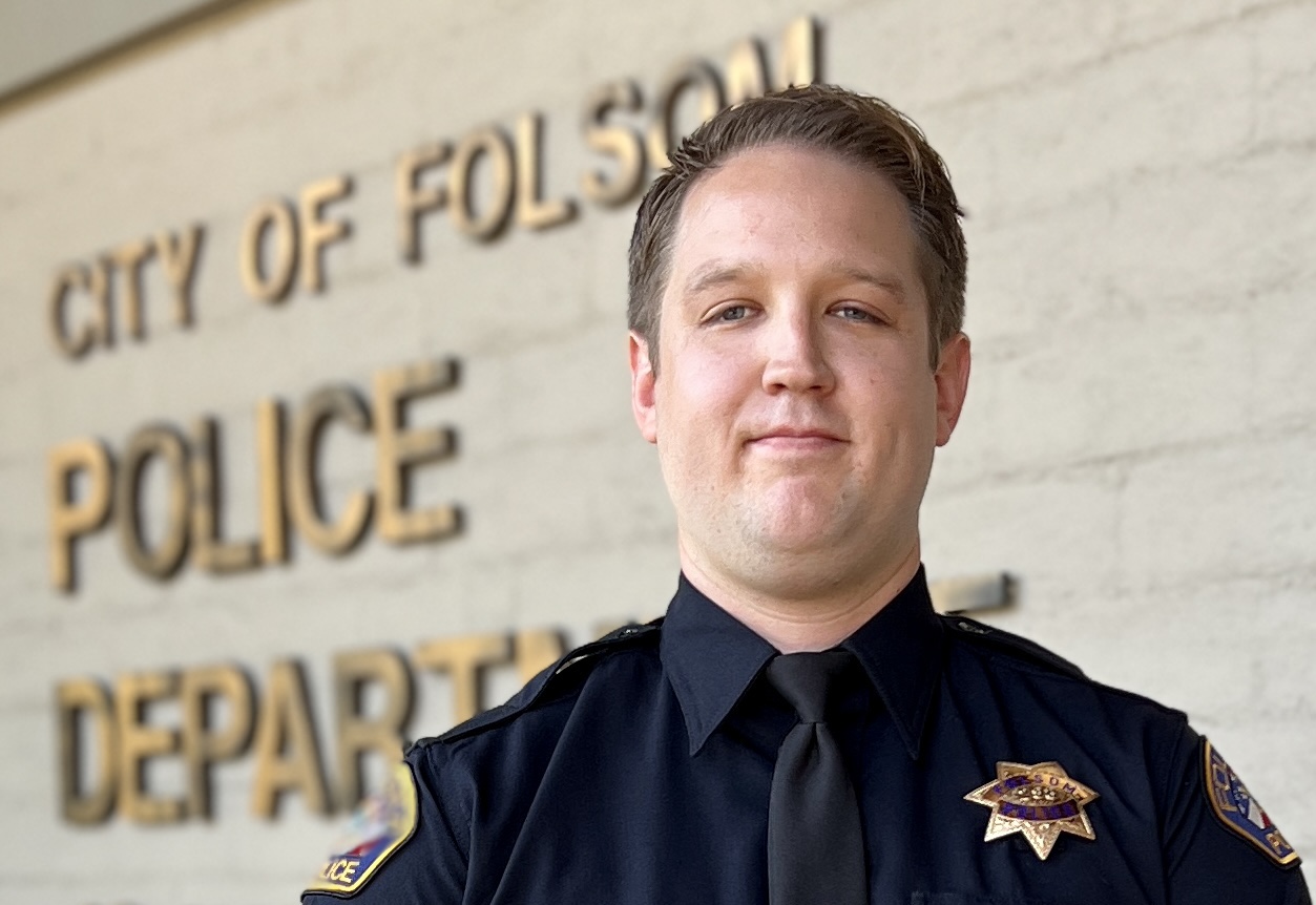 Folsom Police welcomes Officer Schmidt to department 