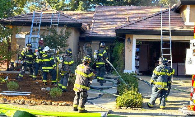 Firefighters save Baurer Court home in Folsom Thursday