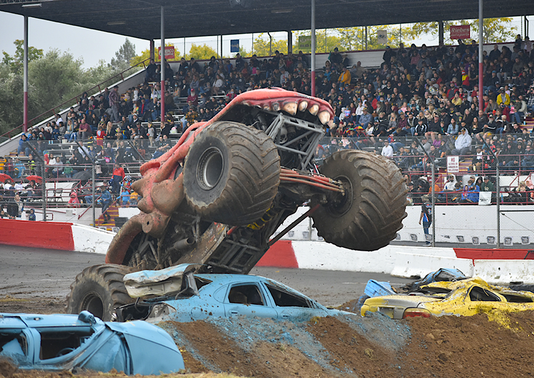 MONSTER TRUCKS STUNT TRAINING IN REAL LIFE!