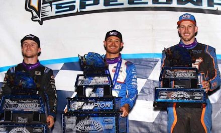 Larson returns home to sweep Hangtown 100 at Placerville Speedway