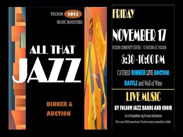 Folsom Music Boosters All That Jazz BBQ Dinner and Live Auction