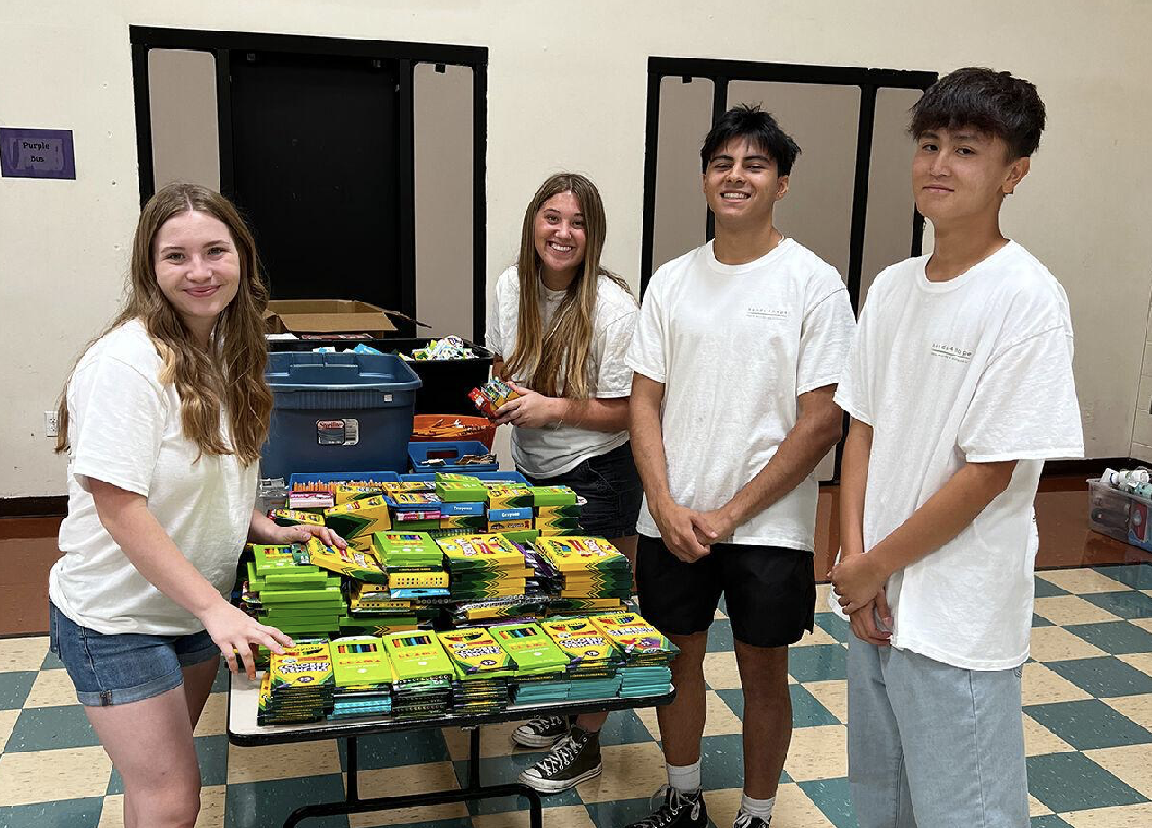 Students help students with Hands4Hope supply drive