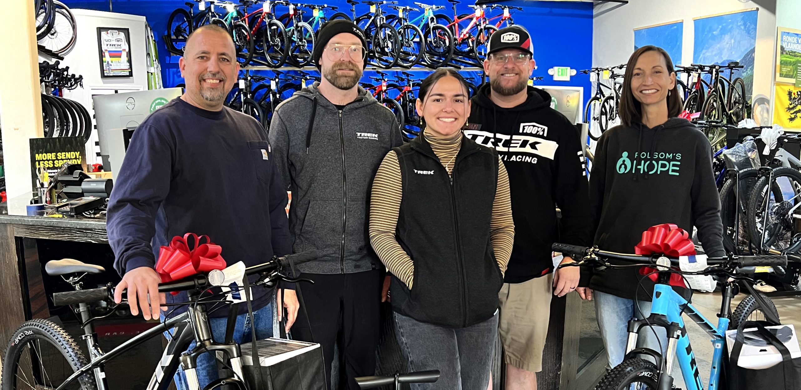 Folsom bike shop, local donor team up to help two students in need