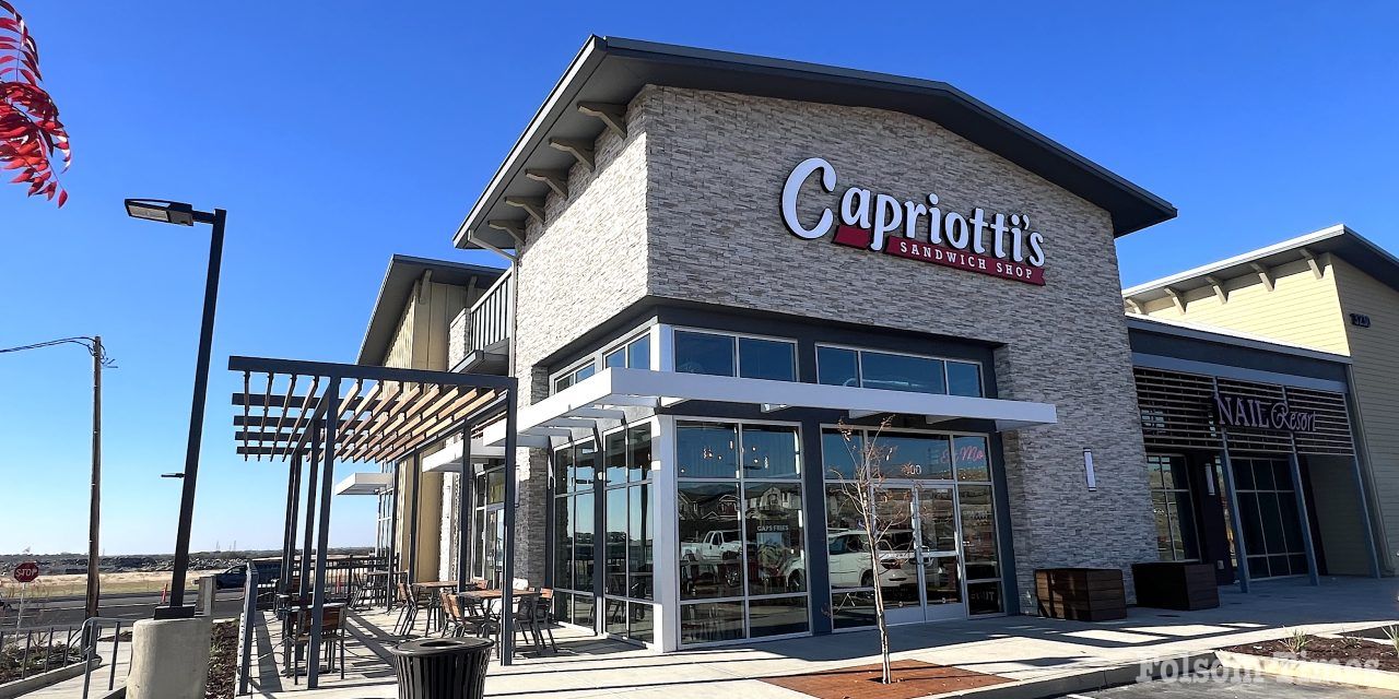 Capriotti’s will be first Folsom Ranch retailer to open this Thursday