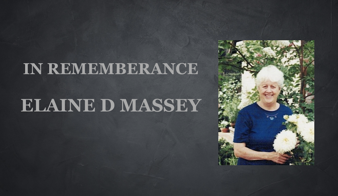 Obituary: Elaine D Massey 