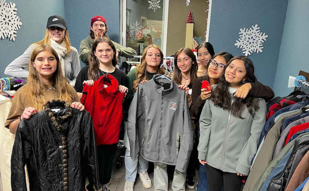 Local youth-led boutique provides warm clothes for hundreds in need 