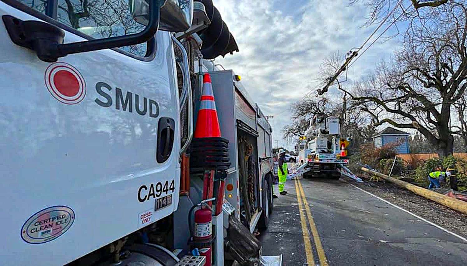 Storm latest: SMUD crews continue to repair significant damage to grid 