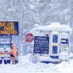 Storm limits travel: I80 closed at Colfax, chains required on US50 east of Placerville Saturday