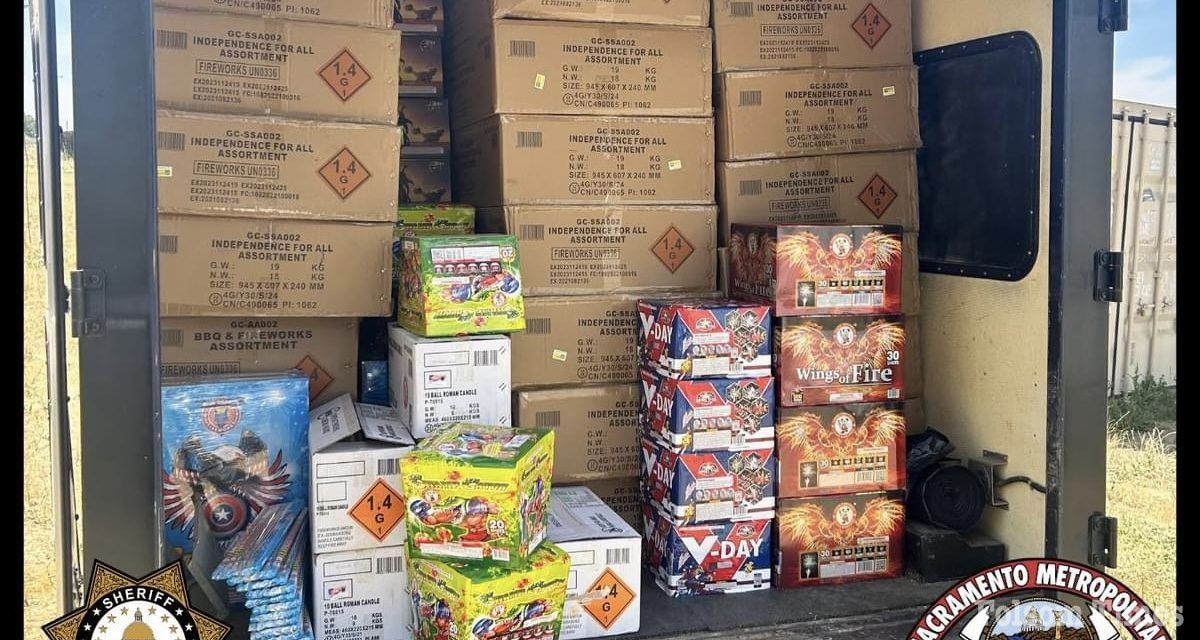 Authorities seize largest illegal  fireworks cache in Sacramento County history 