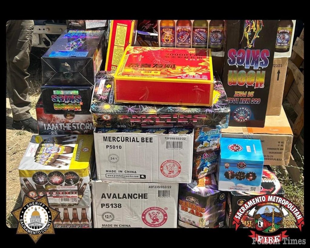 Image for display with article titled Authorities Seize Largest Illegal  fireworks Cache in Sacramento County History