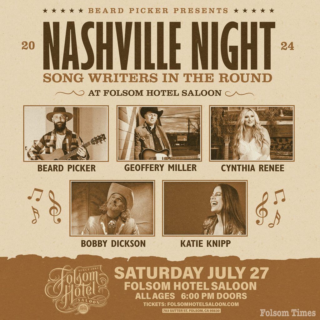 Image for display with article titled Nashville Night: Songwriters in the Round Hits Folsom Hotel