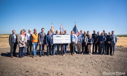 Officials celebrate $25M grant to green flag Grantline Road expressway project