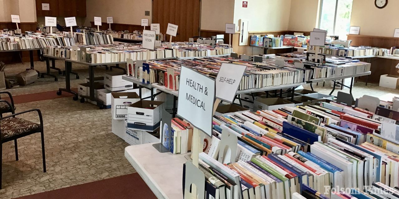 Friends of Folsom Library Fall book sale returns Sept. 6-8