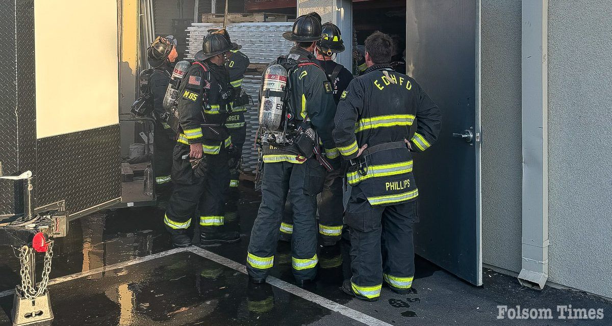 El Dorado Hills commercial building saved by multiple fire agencies