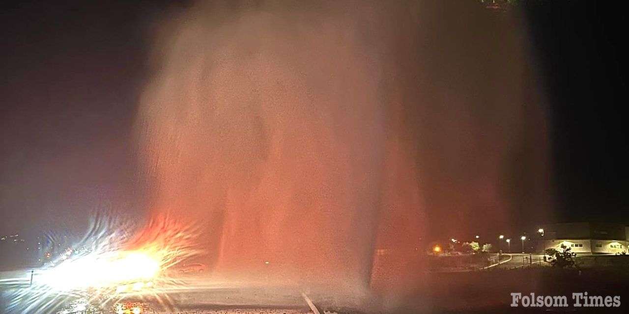 Vehicle vs. hydrant shuts down El Dorado Hills roadway Monday night 