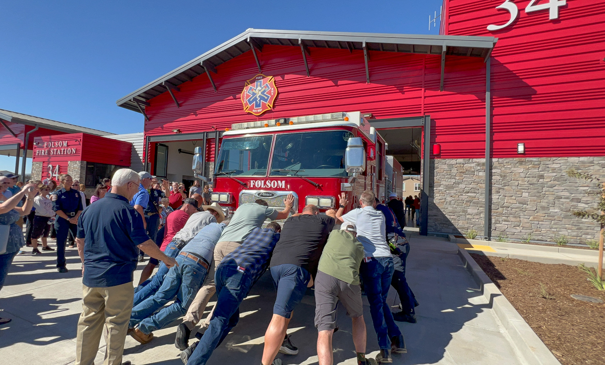 Folsom celebrates opening of first fire station south of Highway 50