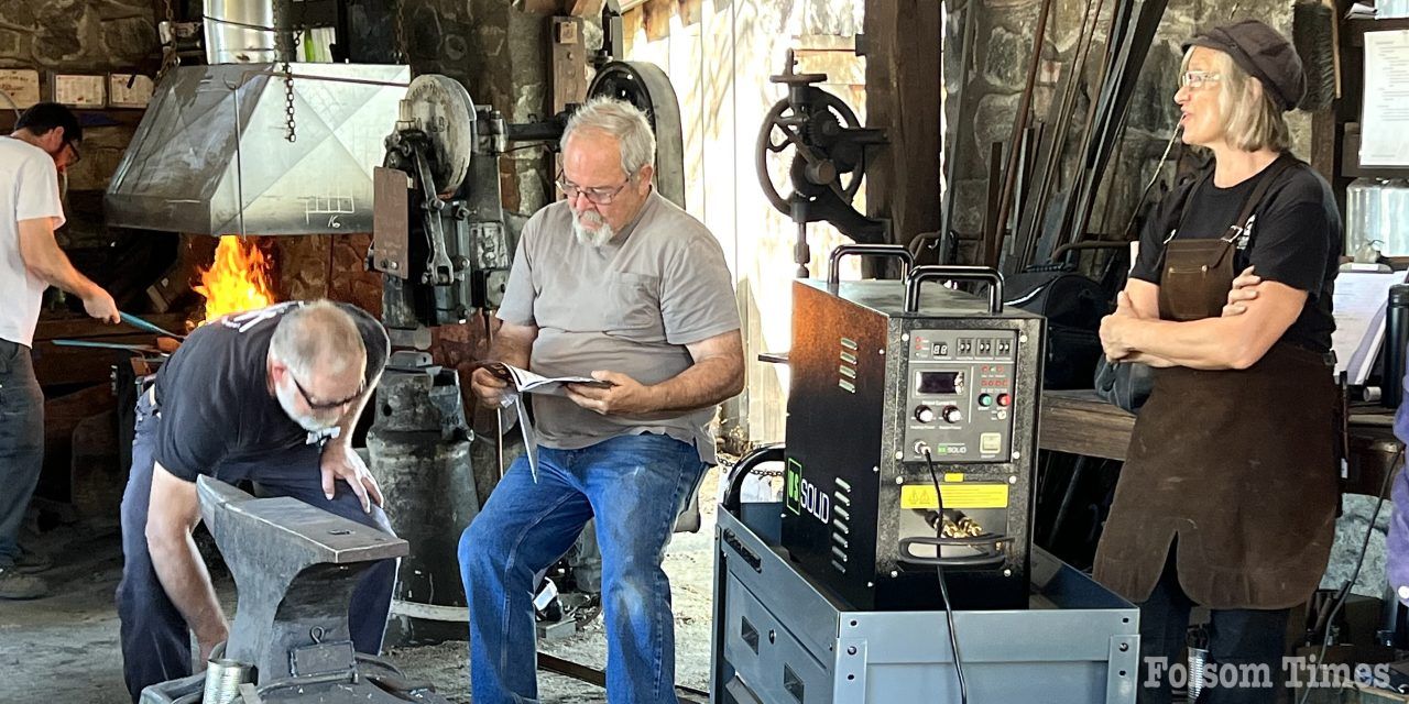 Forging forward: Folsom History celebrates new clean blacksmith program