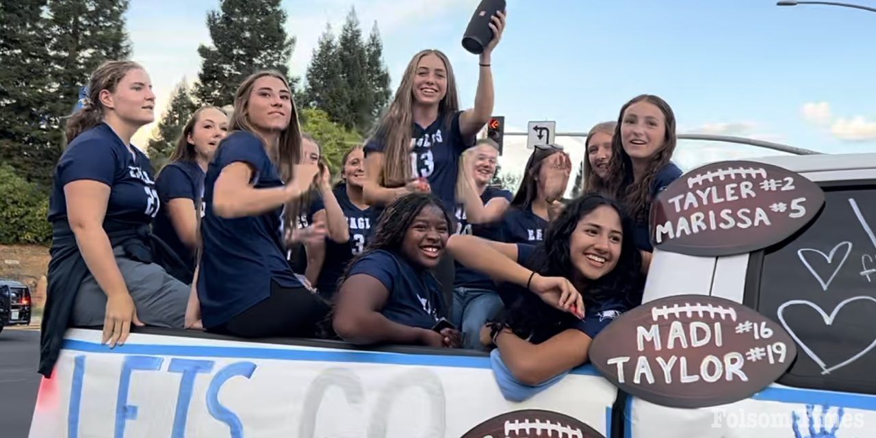 VIDEO: Vista del Lago HS kicks off homecoming with parade in Folsom