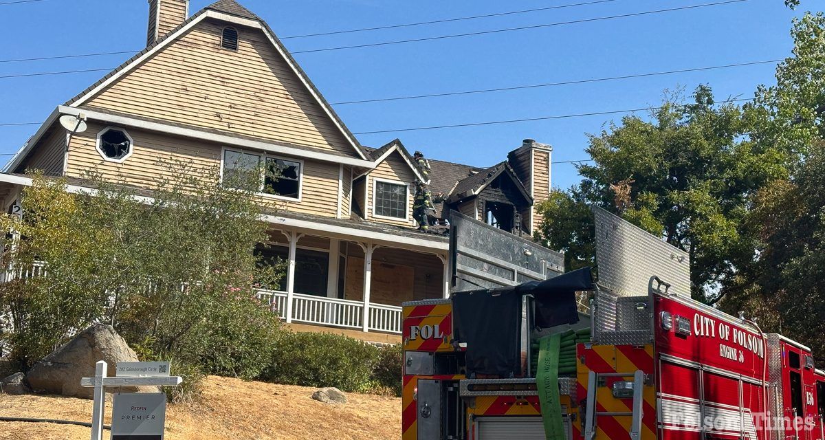 Firefighters tackle early morning fire at 2-story Folsom home,twice