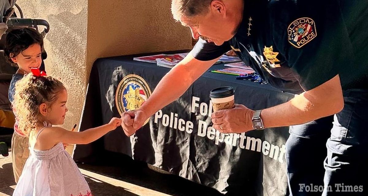 Folsom celebrates National Coffee with a Cop Day with community engagement