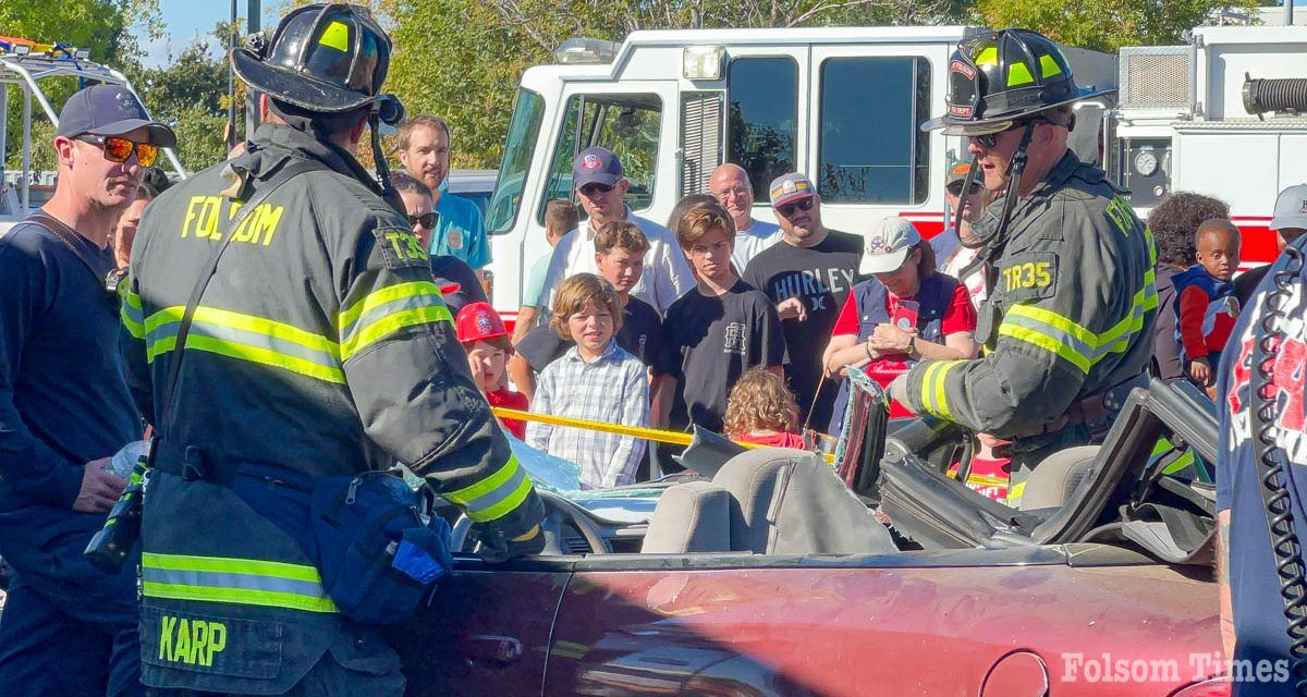 Flapjacks, firefighters draw a crowd for Folsom Fire’s open house