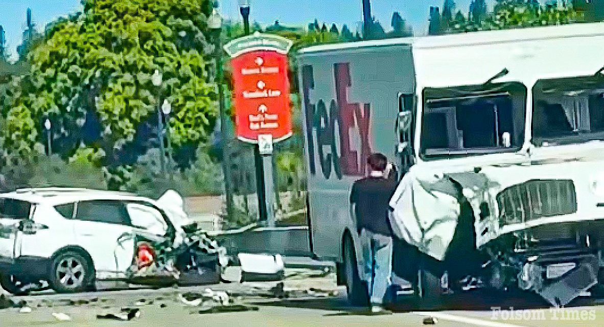 Multi-Car Collision Injures Five on Lake Natoma Crossing