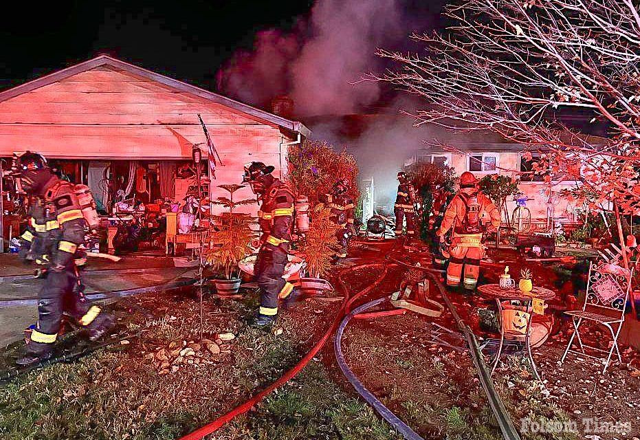 Woman, cat die after early morning Folsom house fire