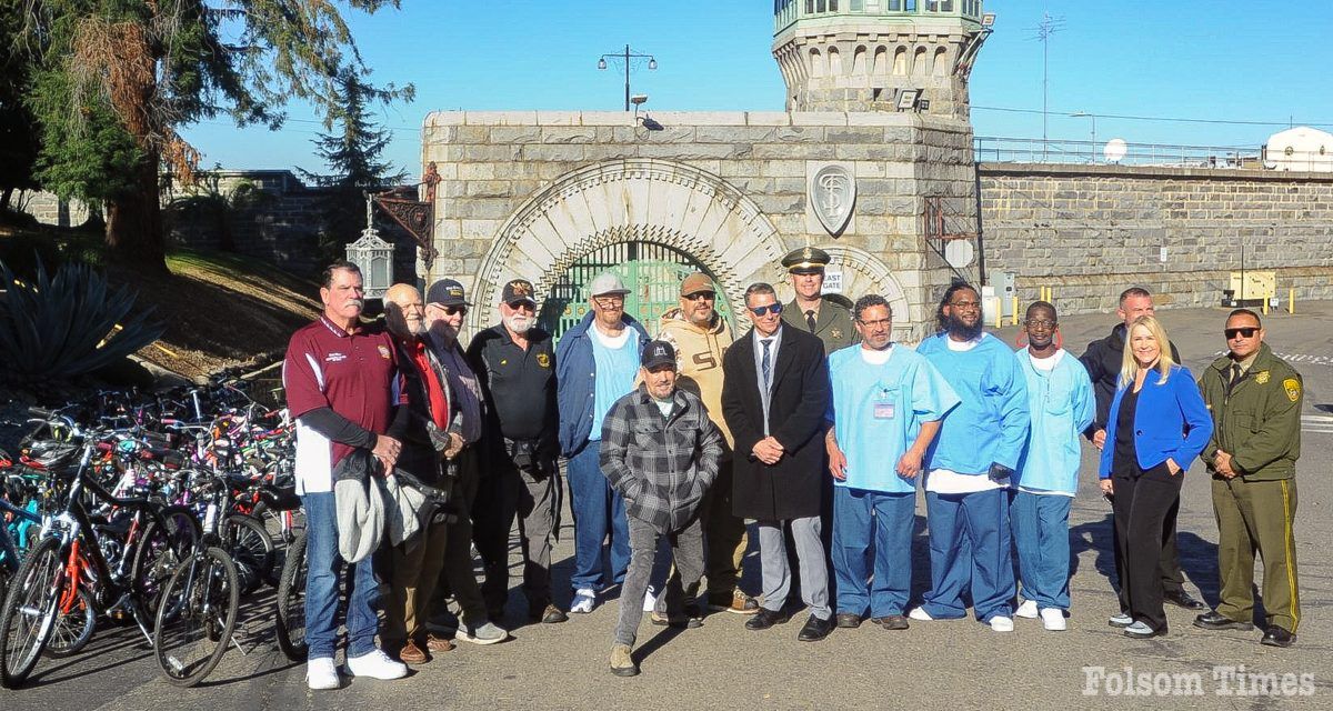 Folsom inmates refurbish 200 bikes for those in need at Christmas