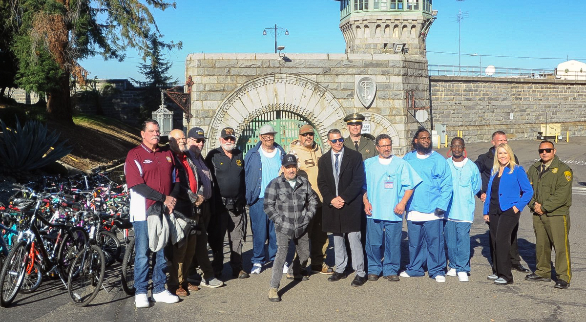 Folsom inmates refurbish 200 bikes for those in need at Christmas