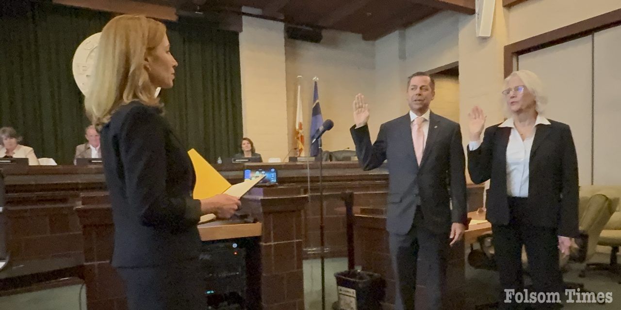 Raithel, Leary sworn into Folsom Council; Aquino named mayor