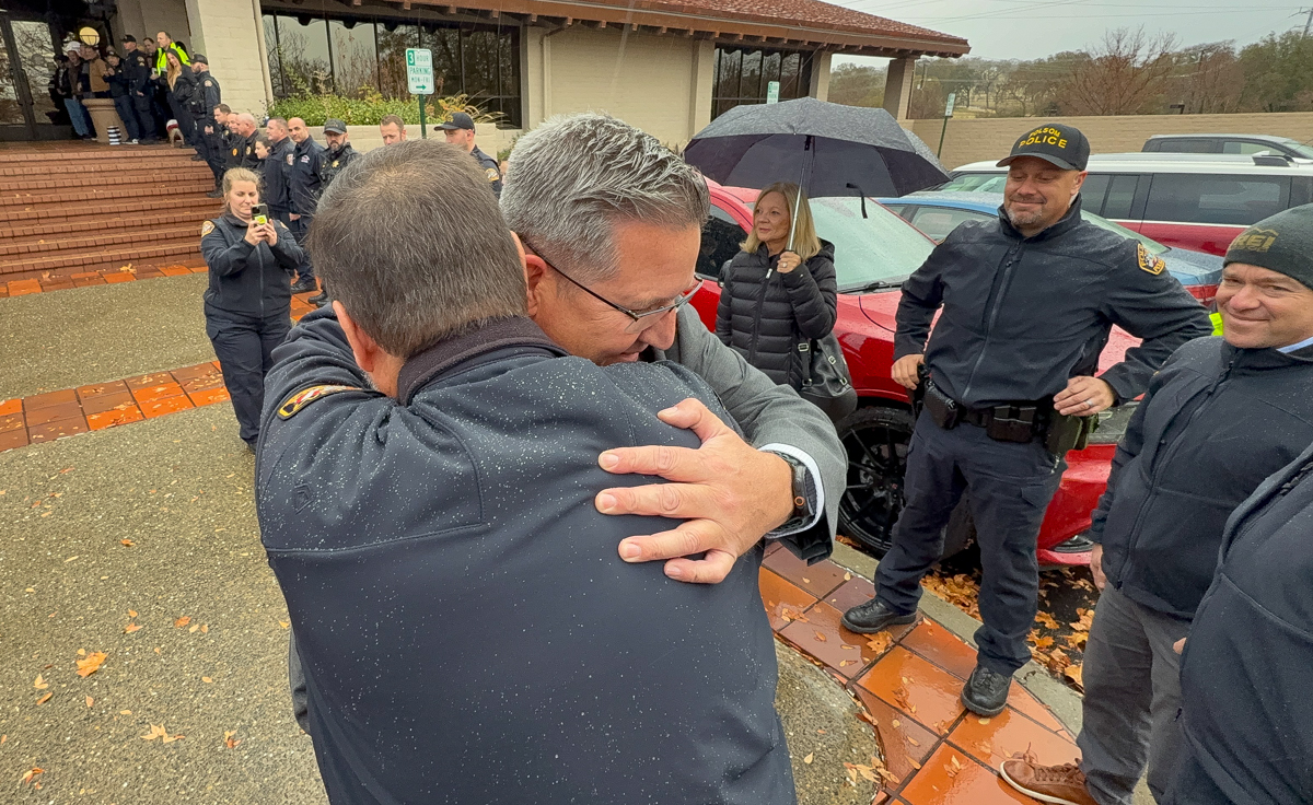 Folsom Police bid farewell to retiring Lt. Chris Emery