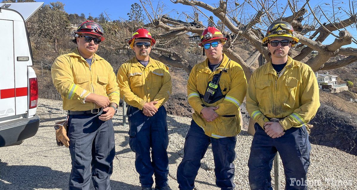 Folsom amongst CDCR strike team assisting with LA fires, recovery 