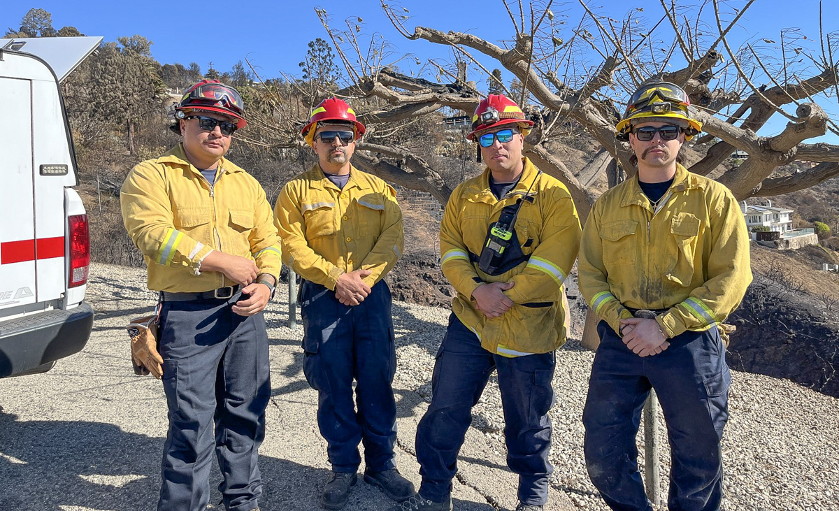 Folsom amongst CDCR strike team assisting with LA fires, recovery 