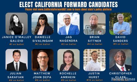 Several Folsom candidates amongst California Forward slate