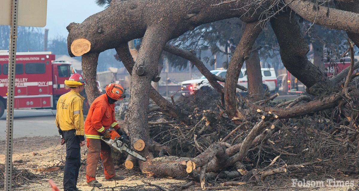 California prison firefighters join battle against Los Angeles wildfires