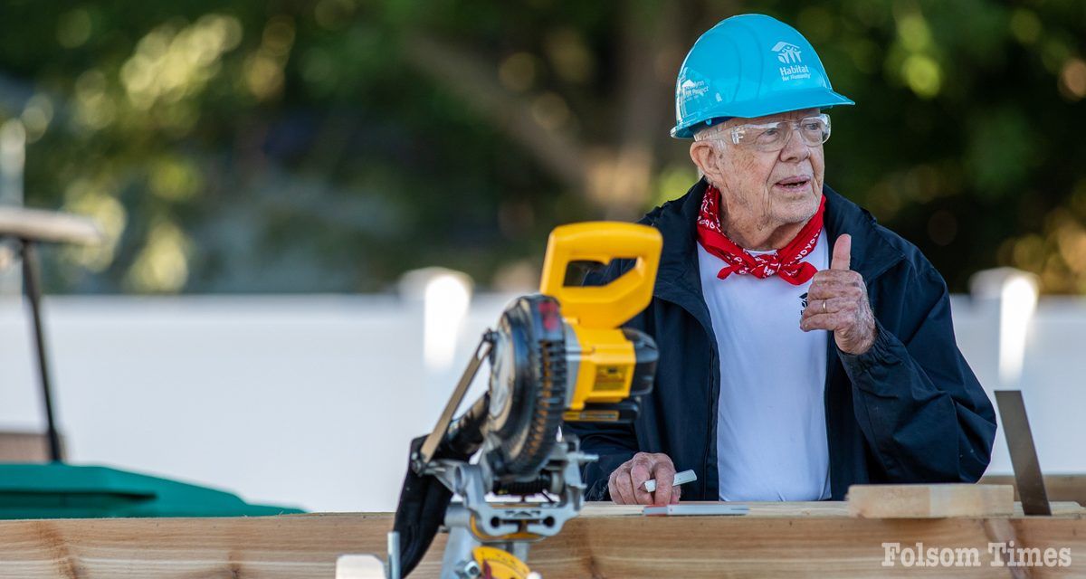 Local Habitat for Humanity honoring Jimmy Carter with a Folsom connection