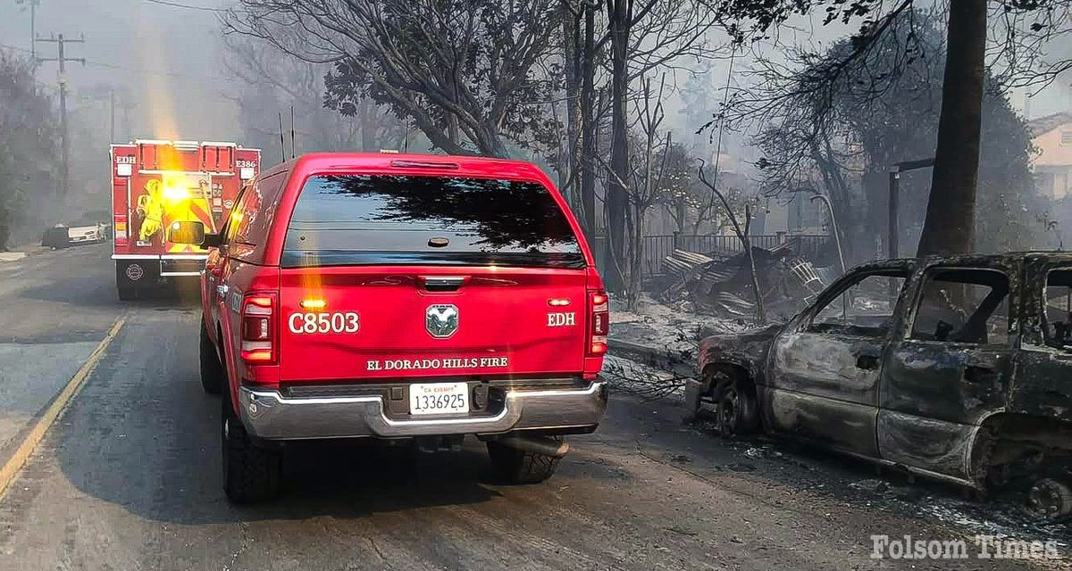 Multiple Sacramento, El Dorado County crews join SoCal firefight