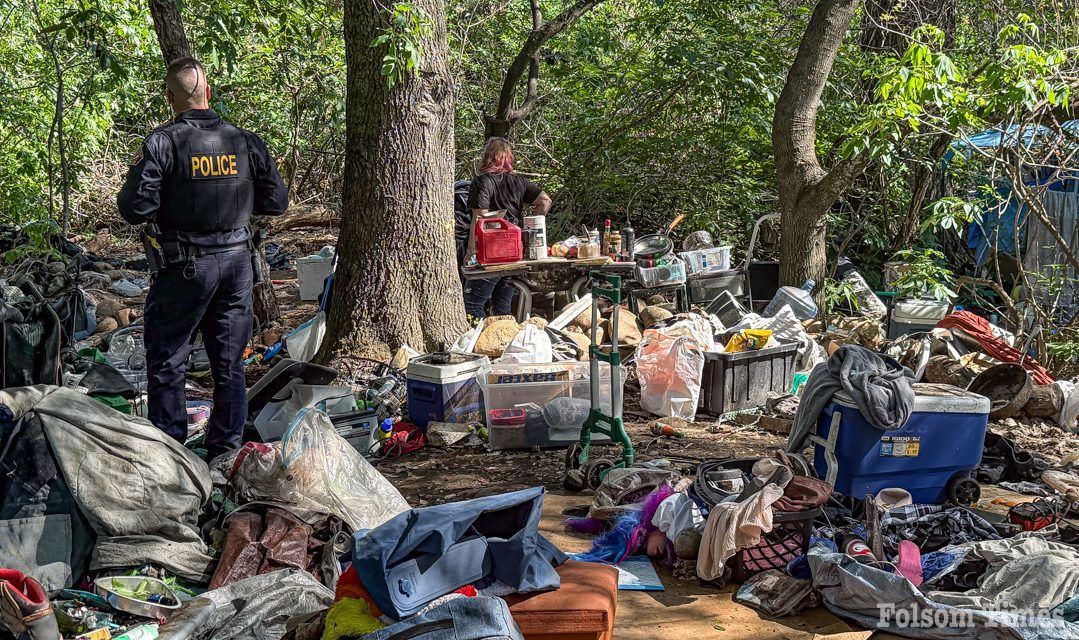 On the trail with Folsom Police; Dozens of encampments cleared