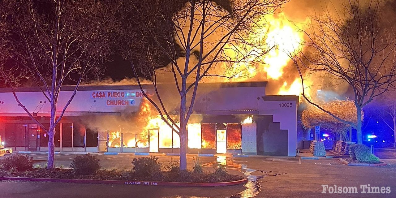 Fire Destroys Rancho Cordova Church After Break In