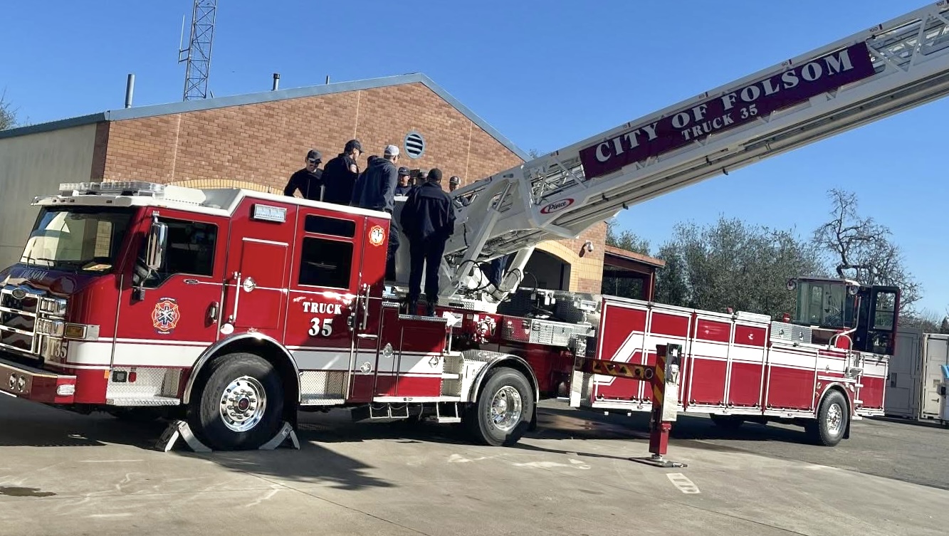 Folsom Fire’s long awaited 2nd ladder truck arrives